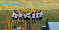 Black Stars at training