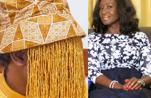 Anas Aremeyaw Anas and Mrs. Christine-Marie Nyantakyi