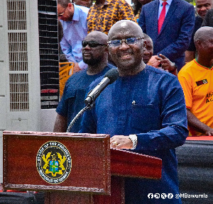 Dr Mahamudu Bawumia commissions the University of Ghana stadium