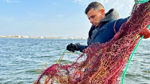 Fisherman Find Baby With Net 