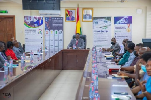 Education Minister Dr Yaw Osei Adutwum in a meeting with some stakeholders