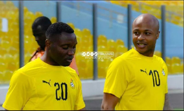 Ghanaian duo, Kwadwo Asamoah and Andre Dede Ayew