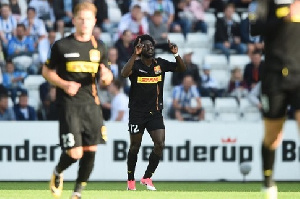 Ernest Asante was on the scoressheet for FC Nordsjaelland