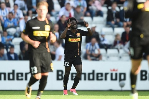 Ernest Asante was on the scoressheet for FC Nordsjaelland