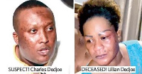 Prince Charles Dedjoe allegedly beat his wife on March 1, 2021 which led to her death on March 8