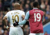 Jordan Ayew and Andre Ayew play for Swansea City