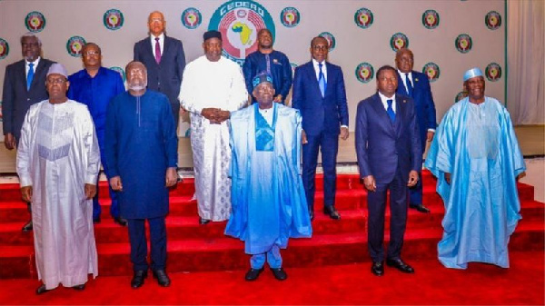 A meeting of ECOWAS leaders in Abuja Nigeria