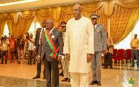 President Nana Addo Dankwa Akufo-Addo with President of Burkina Faso, Roch Marc Christian Kabor