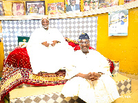 Ya-Naa and Bawumia at the Gbewa Palace