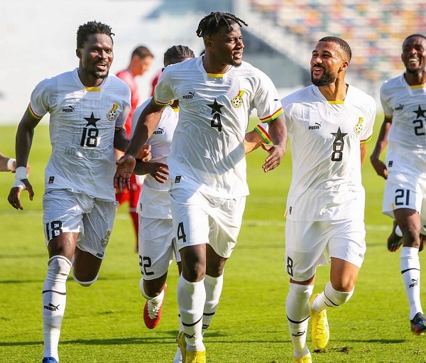 L-R Daniel Amartey, Mohammed Salisu, Daniel Kofi Kyere, Salis Samed