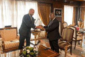 President Nana Addo Dankwa Akufo-Addo receiving his Forbes award