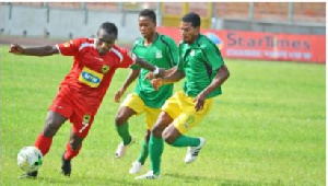 The game ultimately ended 1-0 in favour of home side Aduana FC