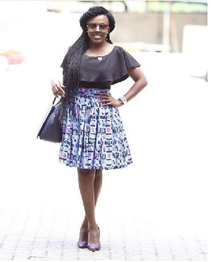 Nana Aba In Gathered Skirt