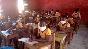 Students sitting in the classroom