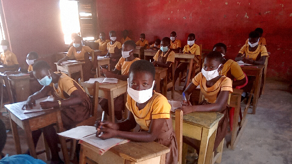 Students sitting in the classroom