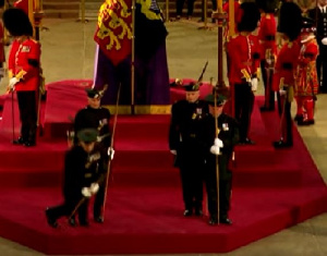 The Royal Guard fell face down