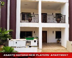 Asante Kotoko new apartment for players