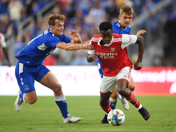 Eddie Nketiah , is an English born striker with a Ghanaian heritage