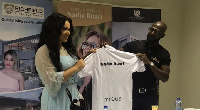 Nadia Buari during the unveiling ceremony