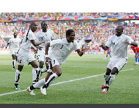 COLOGNE, GERMANY - JUNE 17: Asamoah Gyan (3) of Ghana