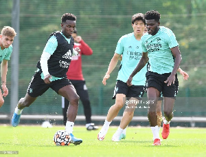 Eddie Nketiah and Thomas Partey