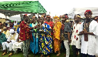 A group of Chiefs at the ceremony