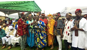 A group of Chiefs at the ceremony