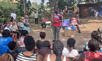 Annoh-Dompreh, speaking during a donation event for farmers