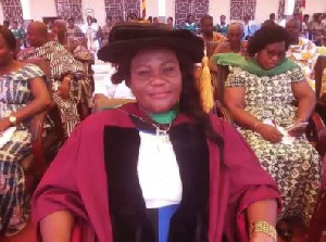 Madam Elizabeth Wiafe, the Principal of the College