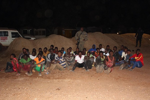 The 31 people arrested by Vanguard's Forward Operating Base