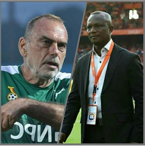 Avram Grant and Kwesi Appiah