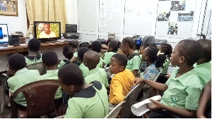 The Banner School at the J. H. Kwabena Nketia Archives