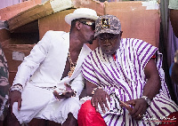 Shatta Wale and his father