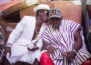 Shatta Wale and his father