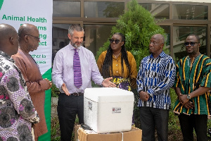 This donation is part of the Animal Health Systems Strengthening Project