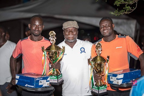 Some of the winners with their trophies