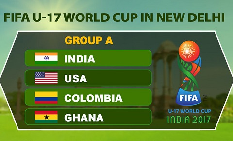 India are, by all accounts, in a tough Group A alongside Colombia, Ghana and the USA