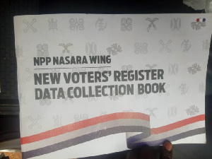 The retrieved booklets titled, 'NPP Nasara Wing; New Voter