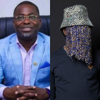 Charles Bissue (left), Anas Aremeyaw Anas (left)