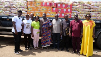 Ibrahim Mahama has donated relief items to various communities affected by the dam spillage