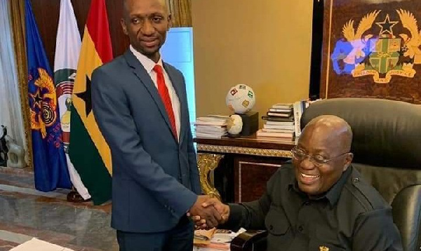 President Akufo-Addo with one of his appointees