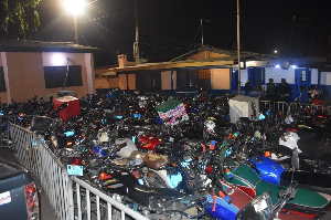 Seized Motorbikes In Accra 