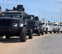 Formed Police Unit (FPU) of the Ghana Police Service