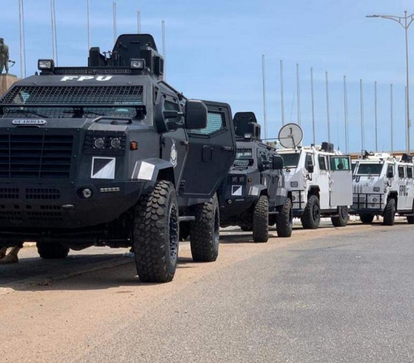 Formed Police Unit (FPU) of the Ghana Police Service