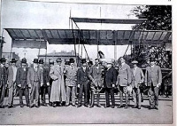 U.S Aeronautical Reserve's General Secretary with leading USA military officials and aviators