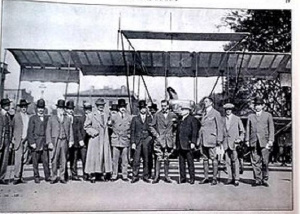 U.S Aeronautical Reserve's General Secretary with leading USA military officials and aviators