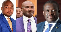 Samuel Ablakwa, Ken Agyapong and Sam George