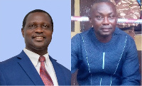 Dr. Yaw Osei Adutwum (left), Joseph Appiah Boateng (right