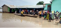 Over 700 residents along the Black and White Volta have been displaced, so far