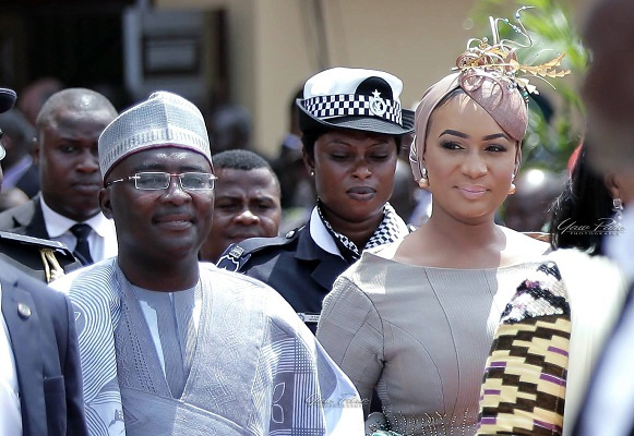 Vice President Dr. Mahamudu Bawumia with his wife Samira Bawumia